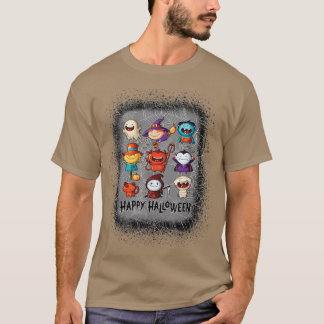 Halloween Funny Set Ghost mummy witch vampire and T Shirt