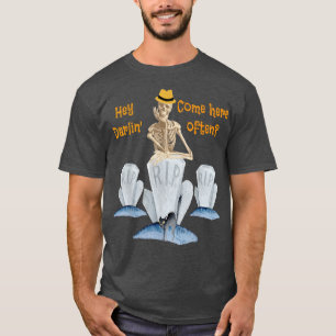 Halloween Funny Skeleton, Flirty, Skeleton, Hallow T Shirt