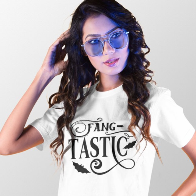 HALLOWEEN FUNNY VAMPIRE FANGTASTIC T SHIRT (Skapare uppladdad)
