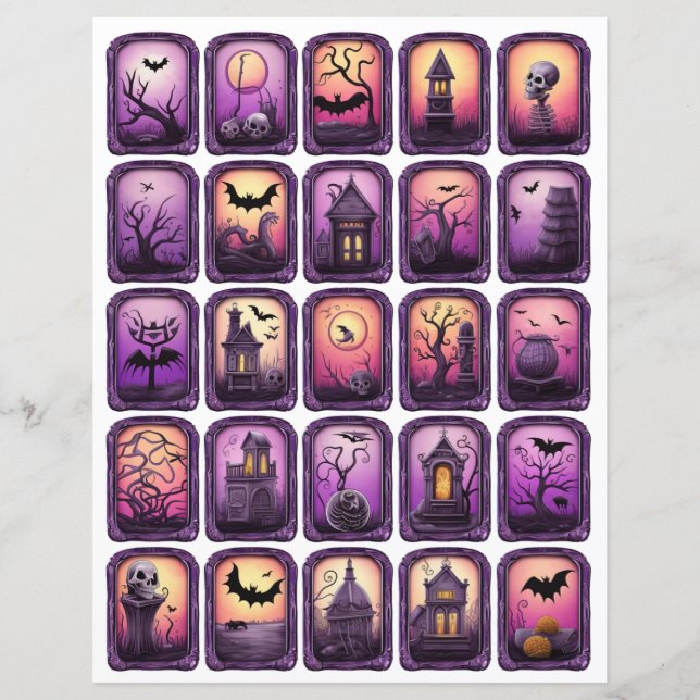 Halloween Fussy klippte ramar 20 (Framsida)