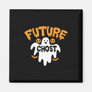 Halloween Future Chost Birthday Magnet