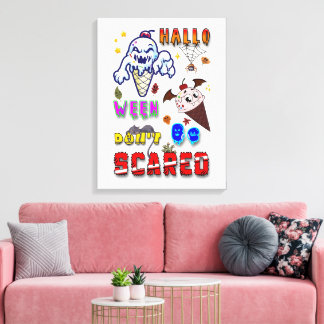 Halloween Galleri Var Inte Rädd Canvastryck