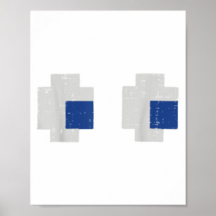 Halloween Gamer Pixel Ögon Gaming Costume Manar Bo Poster