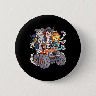 Halloween Gamer Skeleton Zombie Monster Lastbil Bo Knapp