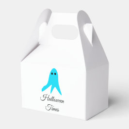 Halloween gånger blå spökklocka, handdragen fil presentaskar