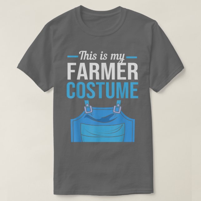 Halloween-gård det här är min lantbrukarkostym t shirt (Design framsida)
