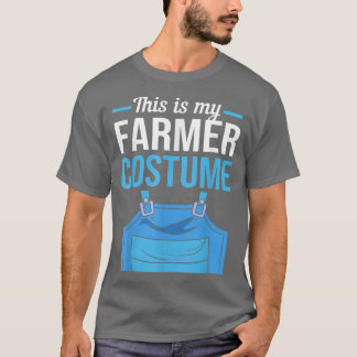 Halloween-gård det här är min lantbrukarkostym t shirt