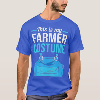 Halloween-gård det här är min lantbrukarkostym t shirt