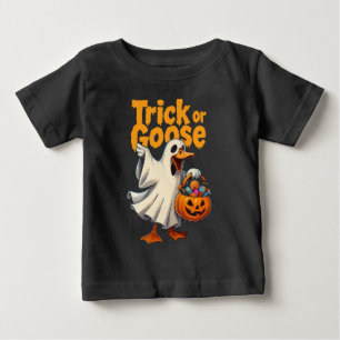 Halloween-gås bus eller present-gås t shirt