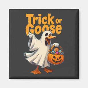Halloween-gås eller bus eller godis magnet