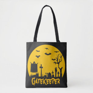 Halloween Gatvakt Tote Bag Tygkasse