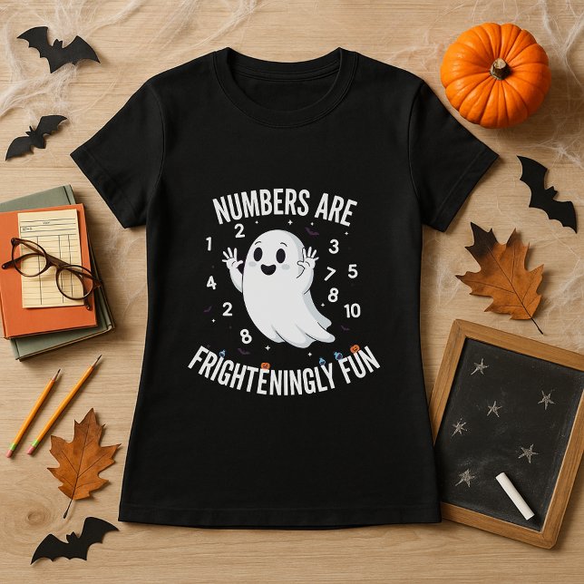 Halloween-gåva för Math-lärarnummer är Roligt T Shirt (Skapare uppladdad)