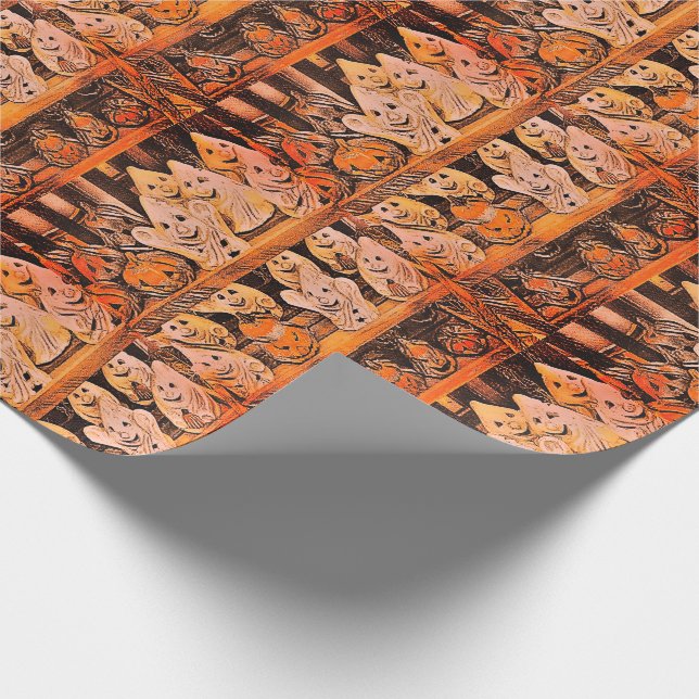 Halloween gåvasjal presentpapper (Hörn)