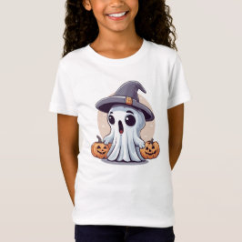 Halloween: Geist mit Kürbissen -  T Shirt