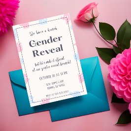 Halloween-Gender-avslöjande Brunch-inbjudan Inbjudningar