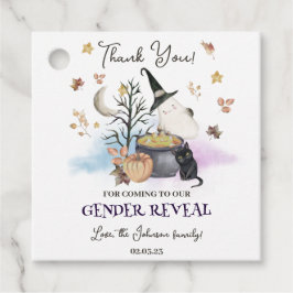 Halloween Gender Reveal Baby brinner Gåvor Etiketter