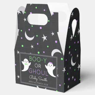 Halloween-genderna avslöjade Boo-y eller Ghoul Presentaskar