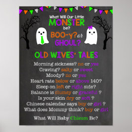 Halloween-Genderna Poster gamla makars talesätt