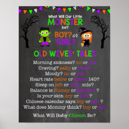 Halloween-Genderna Poster gamla makars talesätt
