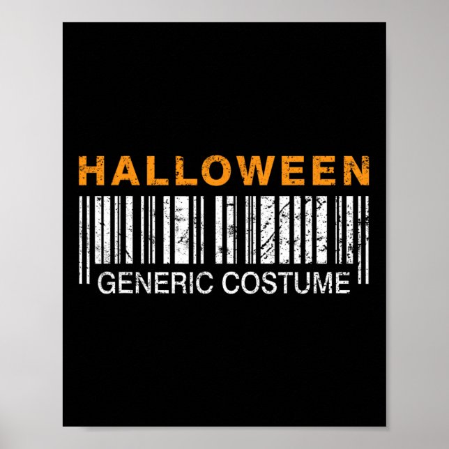 Halloween Generic Costume Funny Poster (Framsidan)