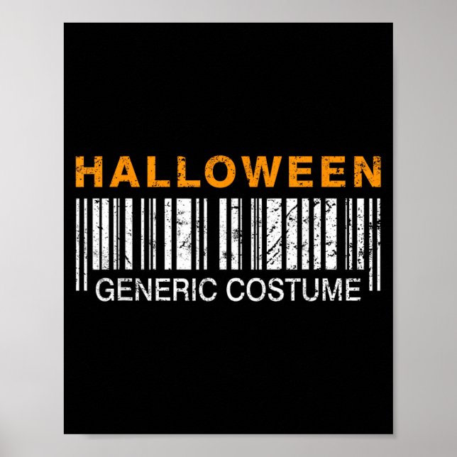 Halloween Generisk Kostym Rolig Poster (Framsidan)