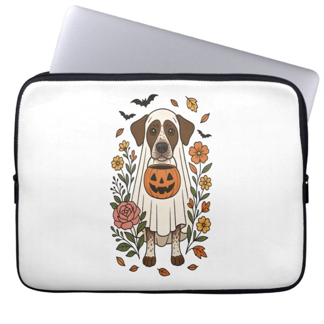 Halloween German Shorthar Pointer Laptop Fodral (Framsidan)