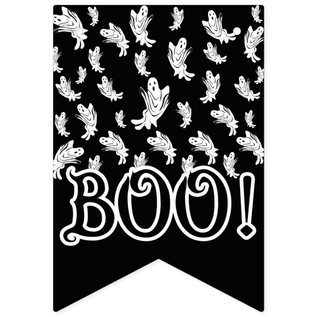 Halloween - Ghodyst "Lycklig Haunting" Vimplar (Första flaggan)