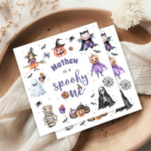 Halloween Ghost 1:a Birthday Party