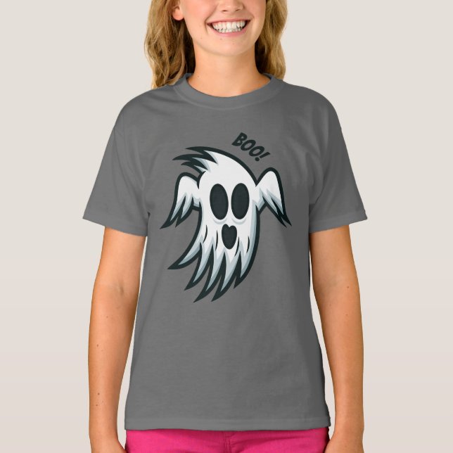 Halloween Ghost anpassningsbar shirts & jacka Tee (Framsida)