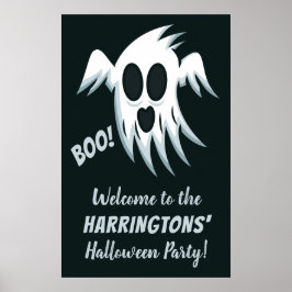 Halloween Ghost anpassningsbar text party poster