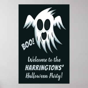 Halloween Ghost anpassningsbar text party poster