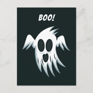 Halloween Ghost-anpassningsbar-vykort Vykort
