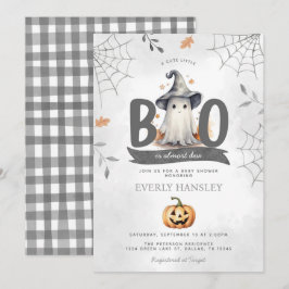 Halloween Ghost Baby Shower-inbjudan Inbjudningar