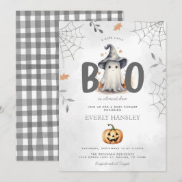 Halloween Ghost Baby Shower-inbjudan Inbjudningar
