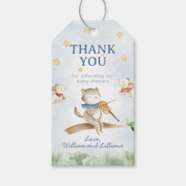 Halloween Ghost Baby Shower-Märkre för Tack Presentetikett