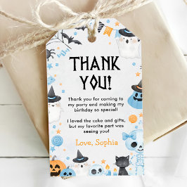 Halloween Ghost Baby Shower Party Presentetikett