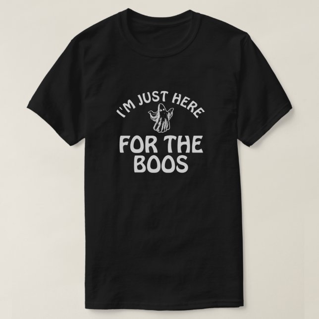 Halloween Ghost Basic T-Shirt (Design framsida)