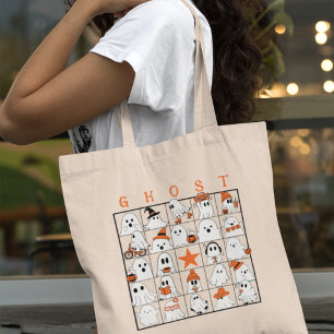 Halloween Ghost Bingo-Stil Tygkasse