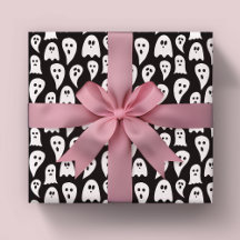 Halloween Ghost Black och White