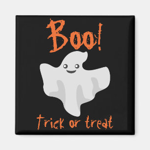 Halloween Ghost Boo! Bus eller godis Magnet