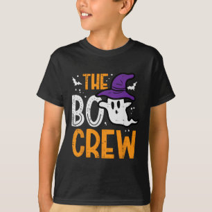 Halloween Ghost Boo Crew Costume Matching Wome T Shirt