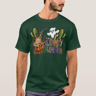 Halloween Ghost Boo Howdy Spooky Season Western Co T Shirt