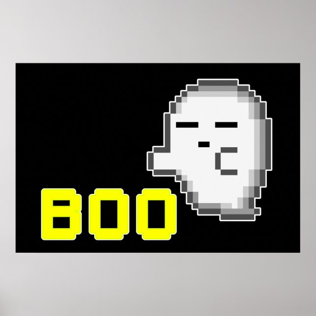 HALLOWEEN GHOST - BOO POSTER (Framsidan)