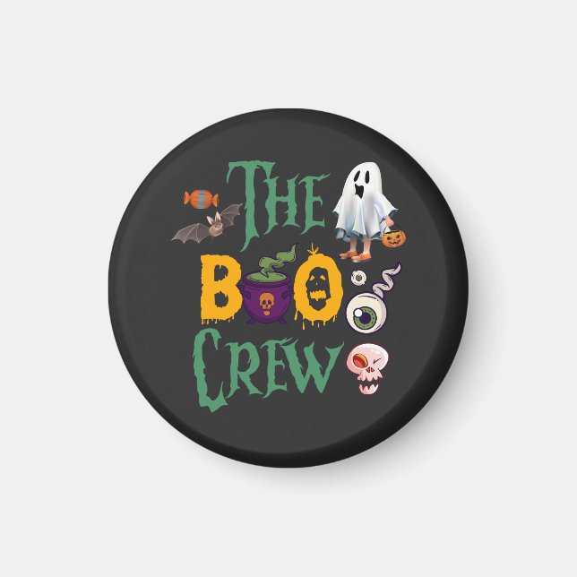 Halloween Ghost Boo Spooky och underbara Magnet (Framsidan)