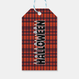 Halloween Ghost Candle Lettering Presentetikett