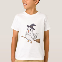 Halloween Ghost Chicken #14 Digital Art T Shirt