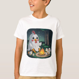 Halloween Ghost Chicken #7 Digital Art T Shirt