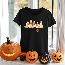 Halloween Ghost Comfort Färg Shirt,Cute Ghost T Shirt