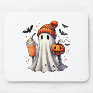 Halloween Ghost Drinking Coffee Musmatta