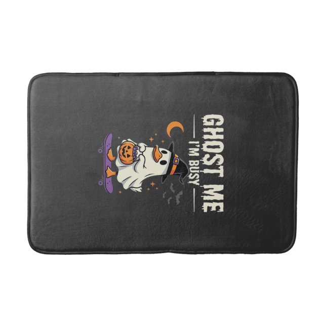 Halloween Ghost Duck Skateboard Design_1 Badrumsmatta (Framsidan)